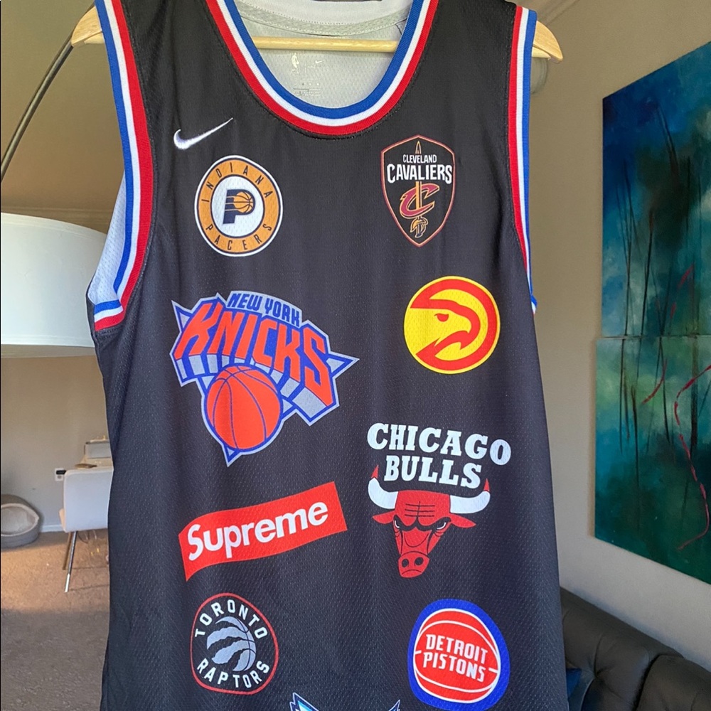 Supreme x NBA jersey
